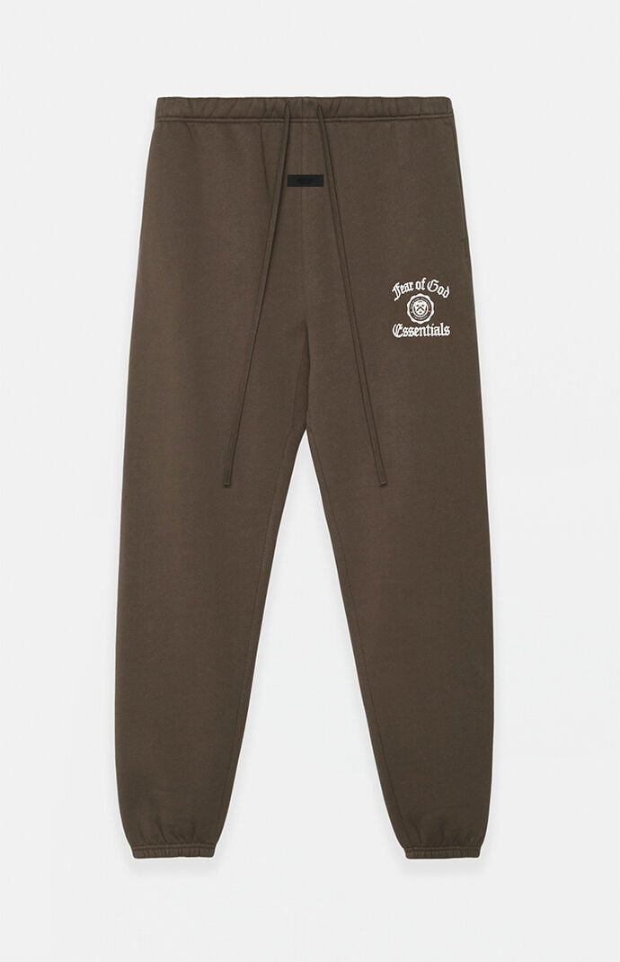 Fear of God Essentials Women s Brown Heavy Fleece Sweatpants PacSun