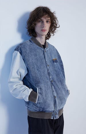 Denim Bomber Jacket image number 1