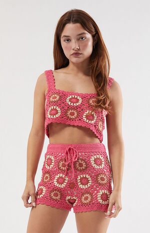 Harlow Crochet Shorts image number 1