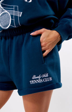 Beverly Hills Tennis Club Rolled Sweat Shorts image number 2