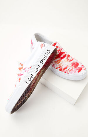 tweeling Roman Uit Vans Off The Wall Gallery Slip-On Shoes | PacSun