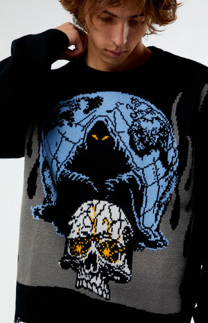 Halloween Cropped Sweater image number 2