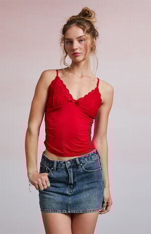 Eve Lace Trim Tank Top image number 2