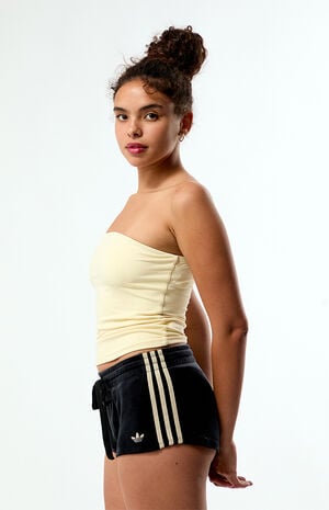 Black Velour SST Hot Shorts image number 4