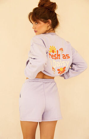 Fresh As A Daisy Crew Neck Sweatshirt image number 3
