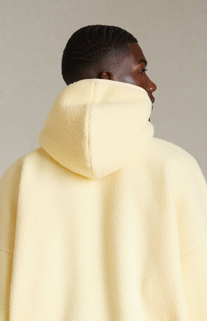 【ESSENTIALS】Nylon Fleece Hoodie/Garden Yellow Fear of God Essentials Pullover Hoodie Garden Yellow (FW23