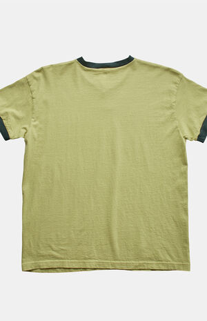 Green 2000s Nike V-Neck Graphic T-Shirt image number 2