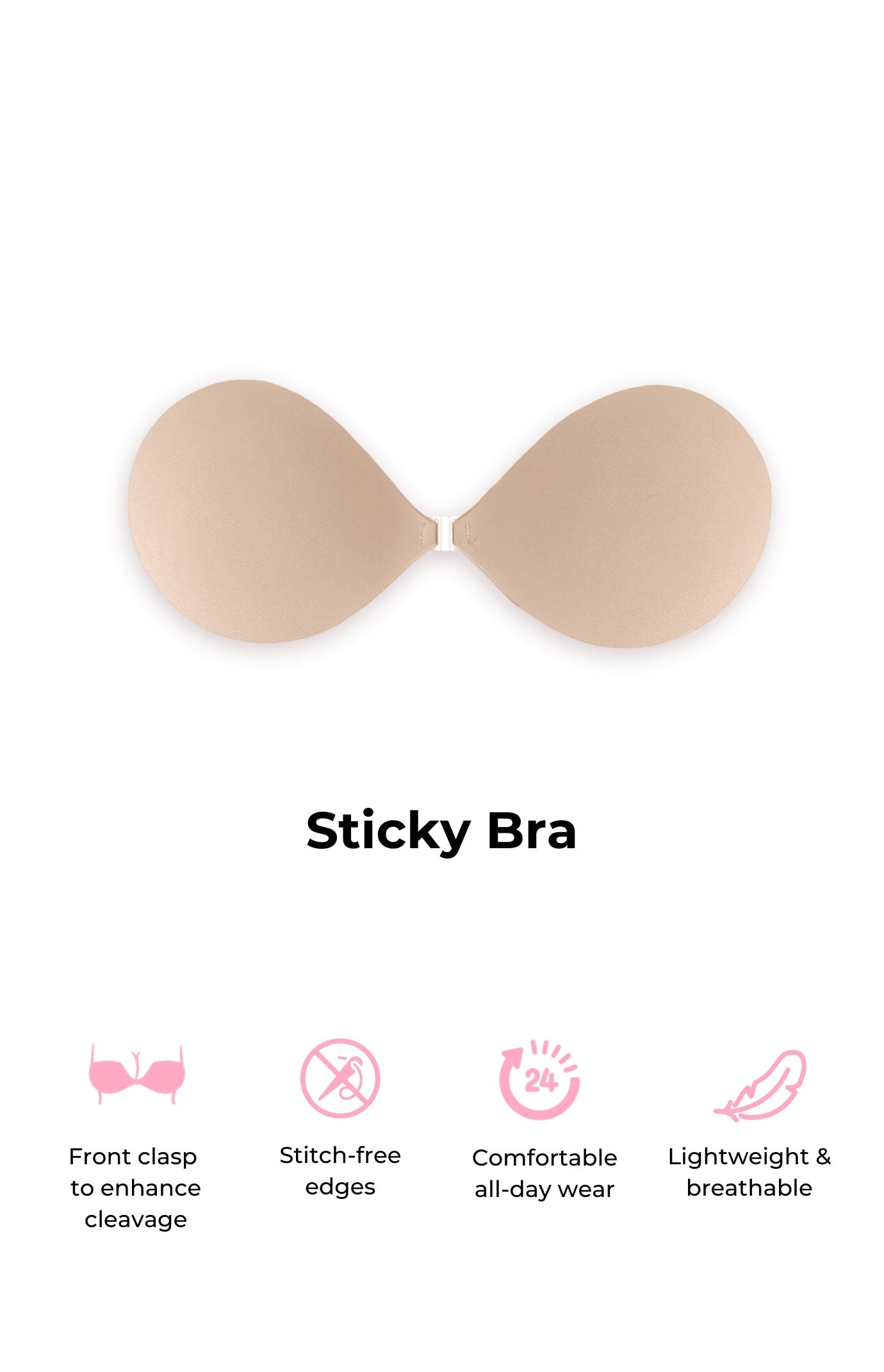 BOOMBA Backless Strapless Sticky Bra