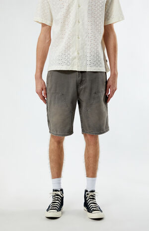 Stained Green Carpenter Shorts image number 2