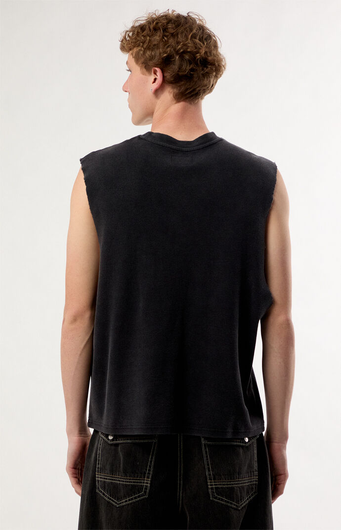 Pacsun Moments Fade Waffle Knit Muscle Tank Top