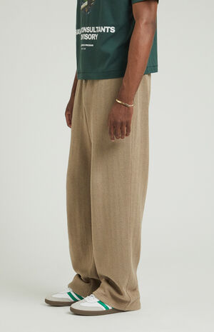 Landon Houndstooth Baggy Sweatpants image number 3