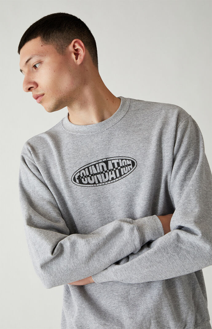 Oval Crew Neck Sweatshirt