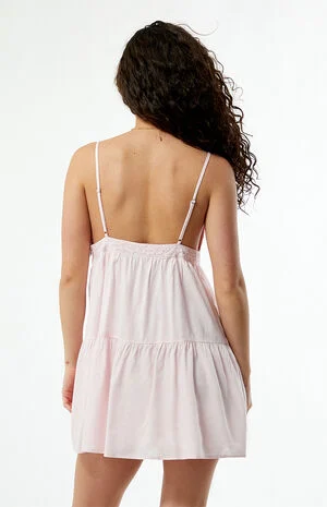 Eyelet Babydoll Mini Dress image number 3