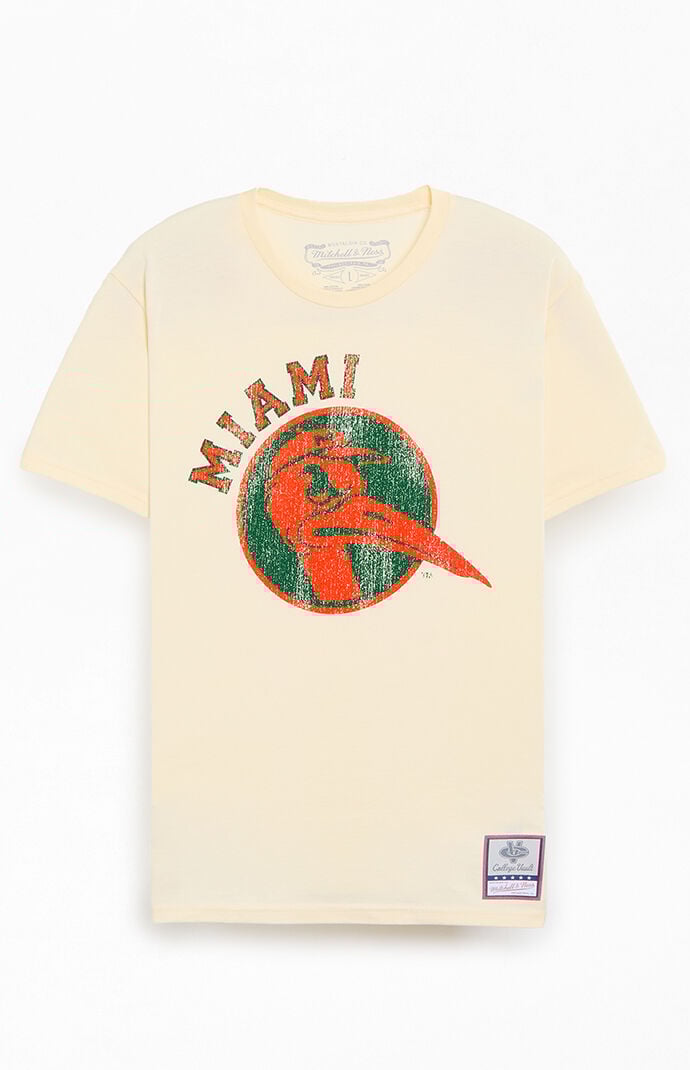 Mitchell & Ness University Of Miami Retro T-Shirt