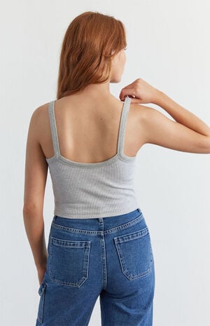 Kerri Waffle Knit Tank Top image number 3