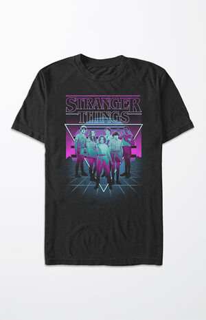 Stranger Things Neon Group T-Shirt image number 1