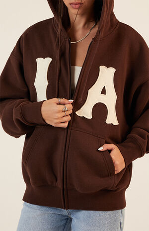 LA Zip Up Hoodie image number 2