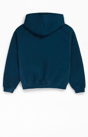 Kids Blue Classic Raglan Hoodie image number 2