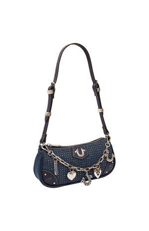 Sparkle Denim Shoulder Bag image number 2