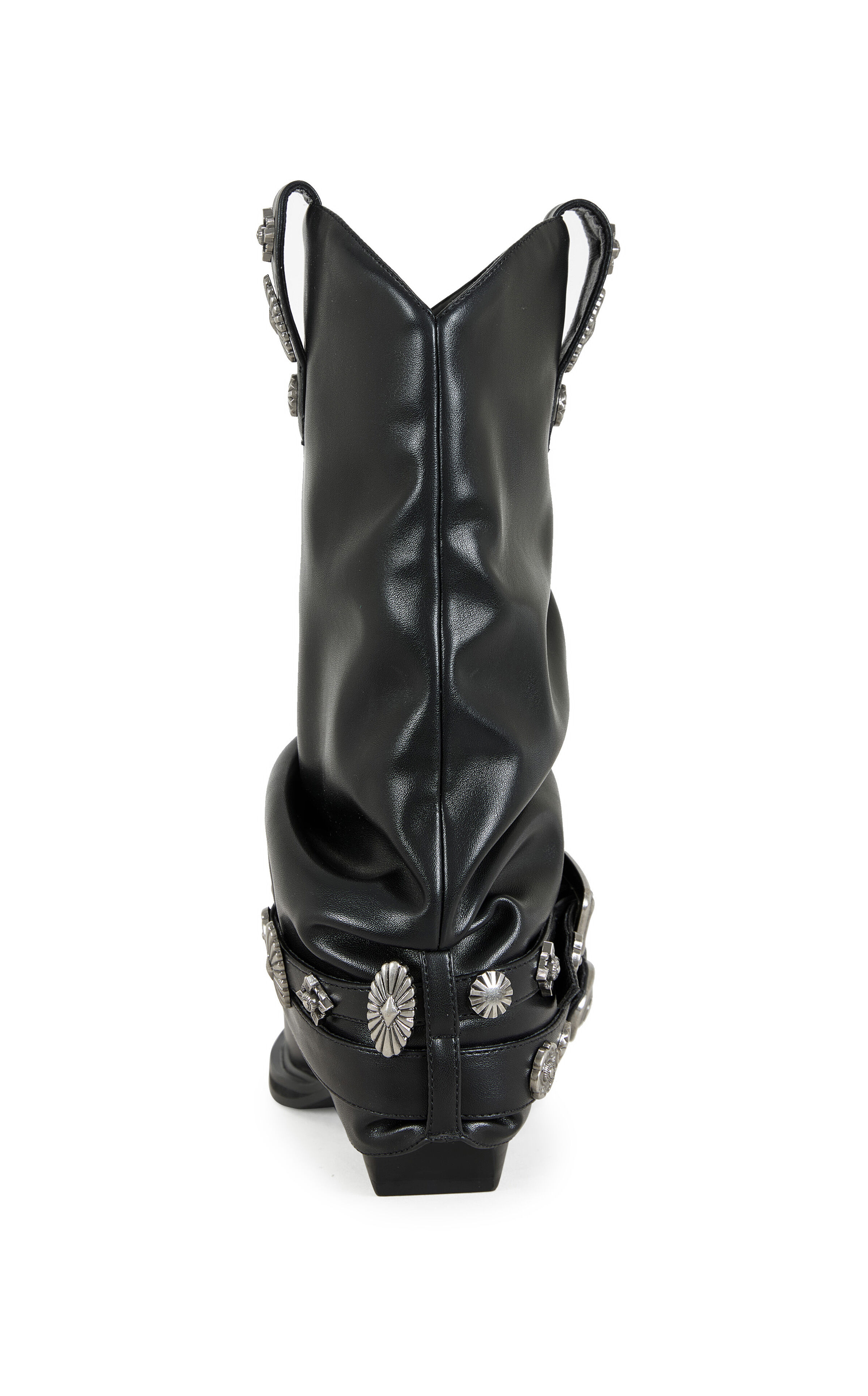 AZALEA WANG Women's Ashraf Black Western Booties