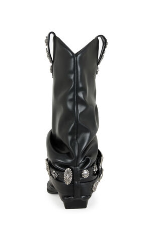 Women's Ashraf Black Western Booties image number 3