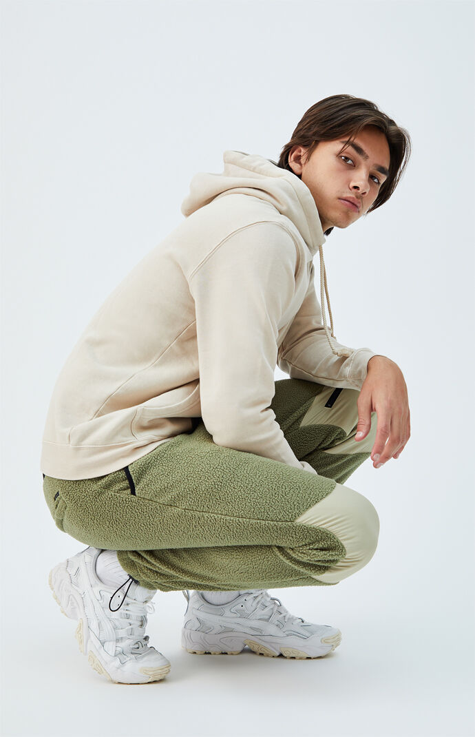 Green Polar Fleece Pants