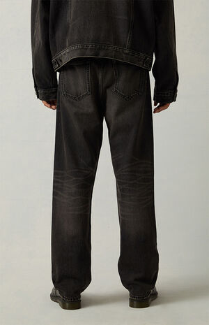 Black 5-Pocket Jeans image number 3
