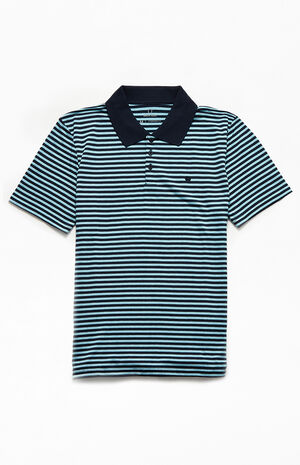Micro Stripe Knit Polo Shirt Micro Stripe Knit Polo Shirt image number null
