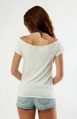 x Outside Lands Banjo Off-The-Shoulder T-Shirt image number 4