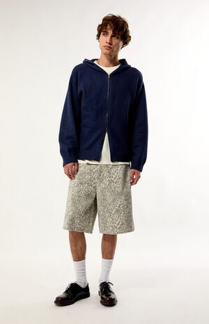 Navy Stockton Dual Zip Sweater image number 5