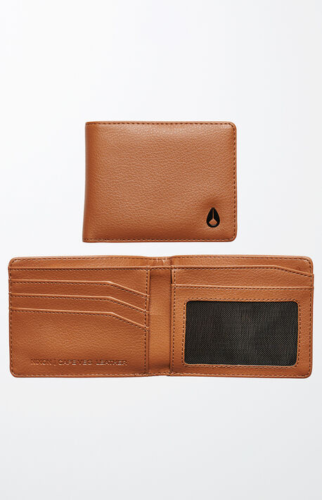 Brown Cape Vegan Leather Wallet