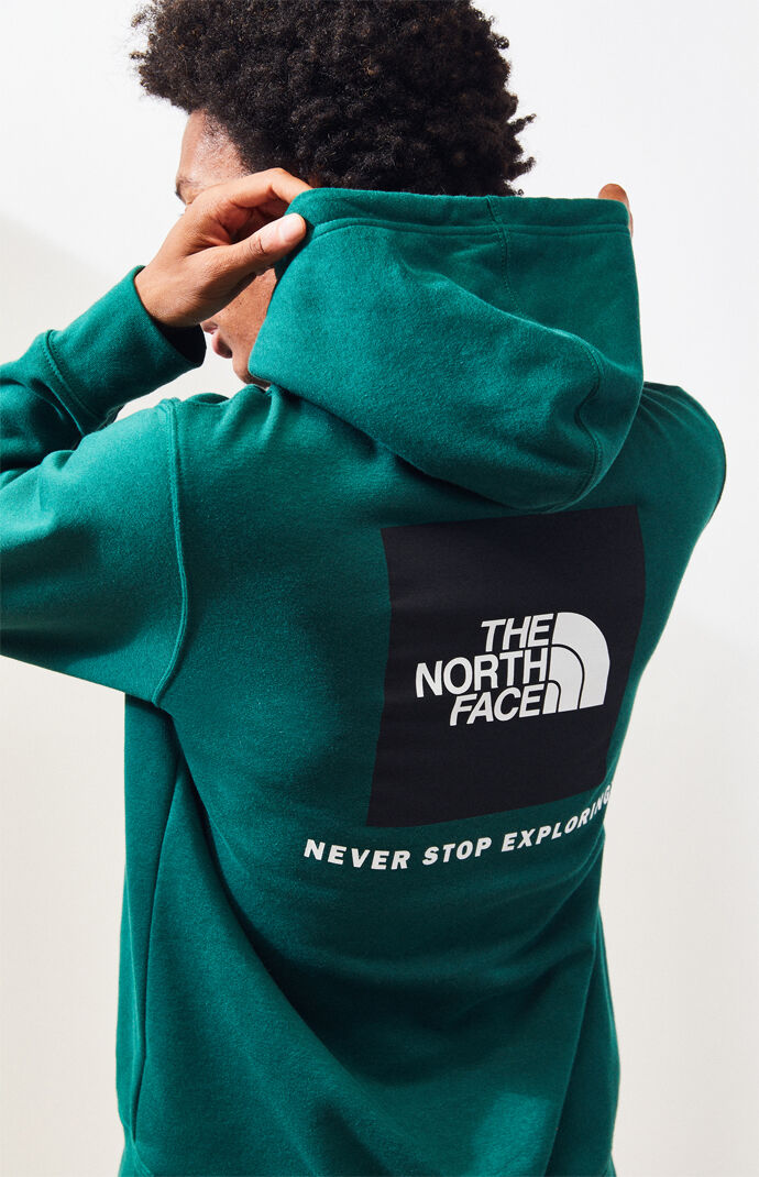 Green Red Box Pullover Hoodie