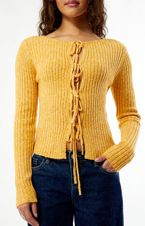 Margot Tie Front Sweater image number 2