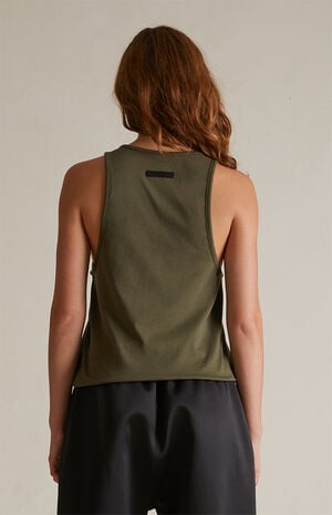 Women's Military Tri-Blend Tank Top image number 4