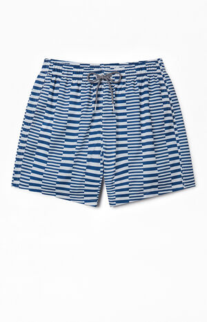 Elsa Stripe 4.5" Swim Trunks image number 1