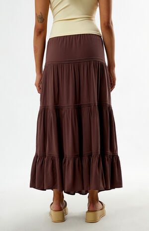 Tiered Maxi Skirt image number 5