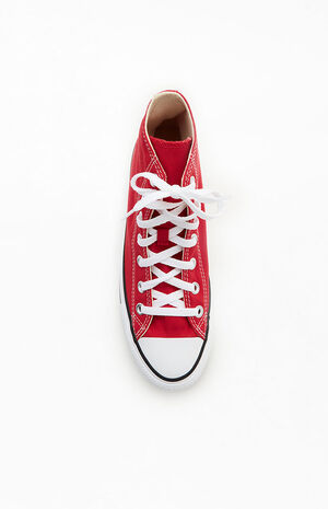 Kids Red All Star High Top Shoes image number 5