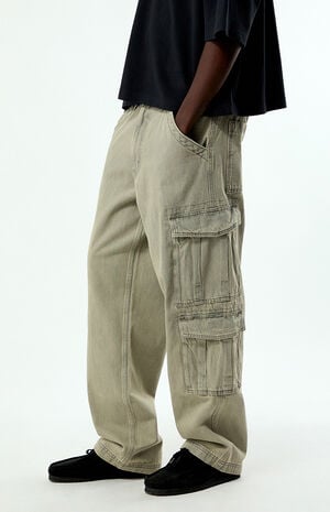 Men's 578 Baggy Cargo Jeans Gray image number 3