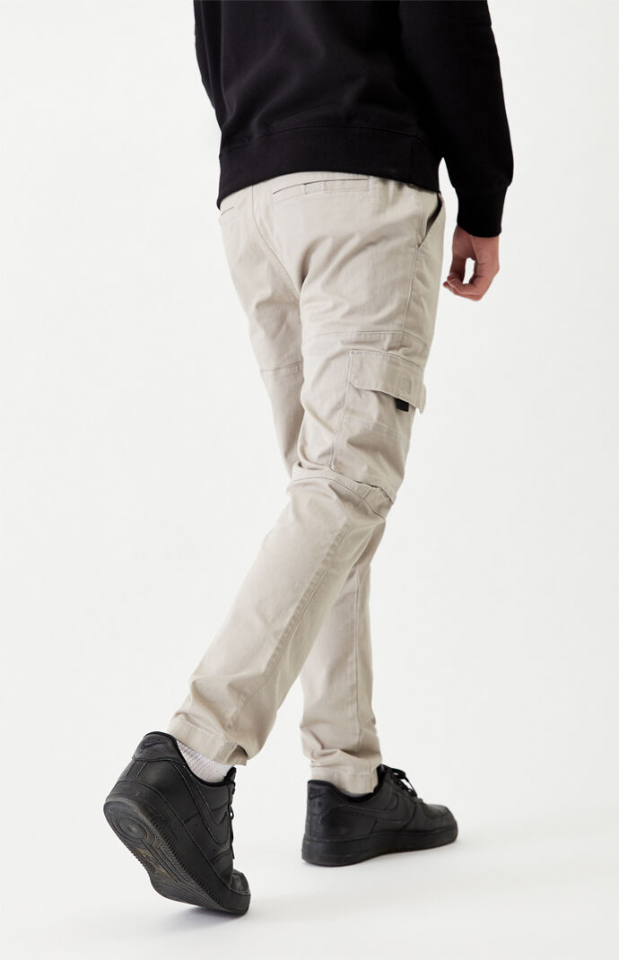 Utility Gray Slim Cargo Pants