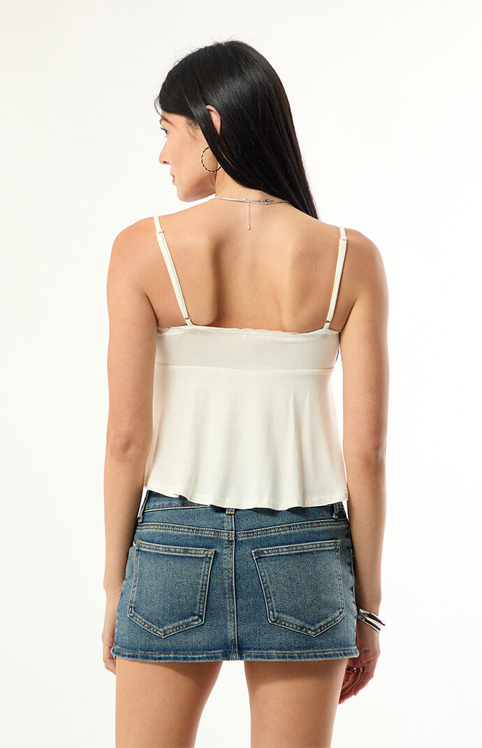 Edikted Gallie Tie Front Babydoll Top
