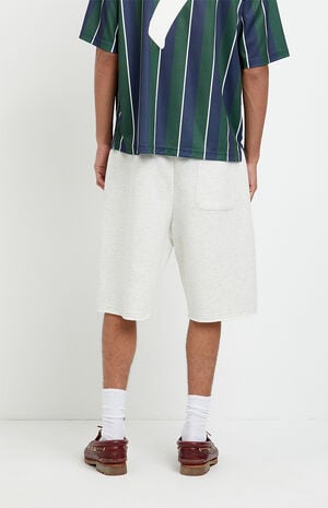 Light Gray Fleece Volley Sweat Shorts image number 4