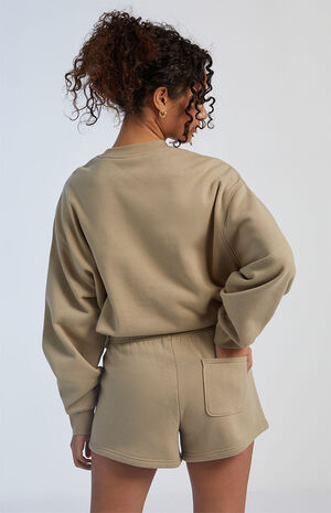 Light Brown Pacific Sunwear Sweat Shorts image number 3