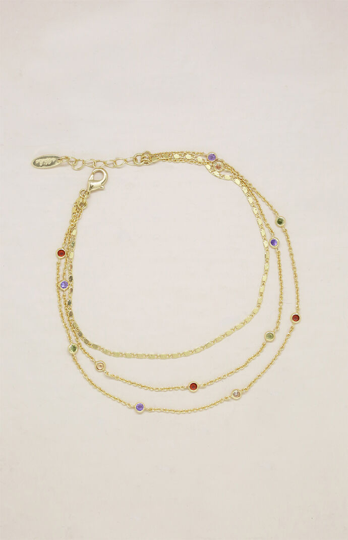 Over The Rainbow Anklet