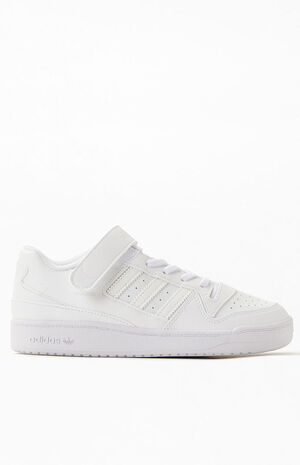 Kids White Forum Low Shoes image number 2