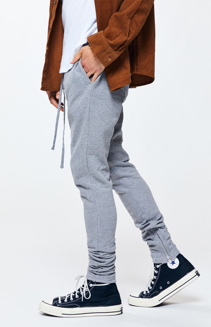 pacsun zipper joggers