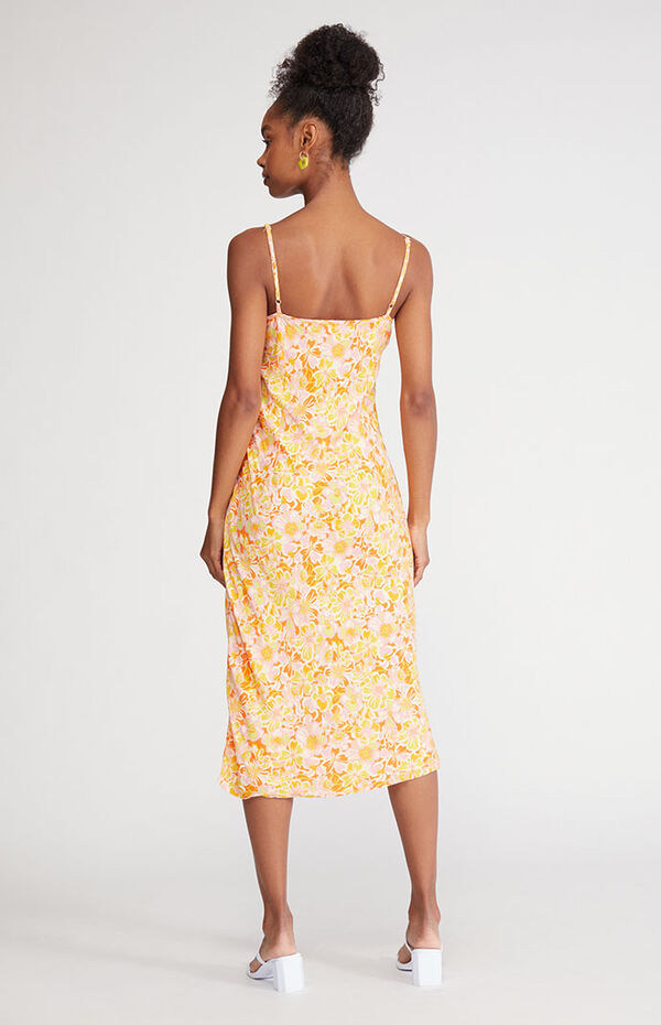 knee length dresses for ladies Right Now Midi Slip Dress main image 0