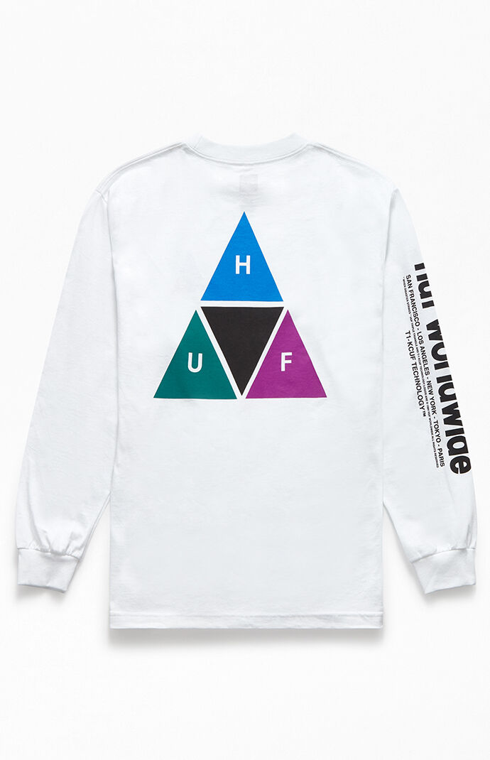 Triple Triangle Prism Long Sleeve T-Shirt