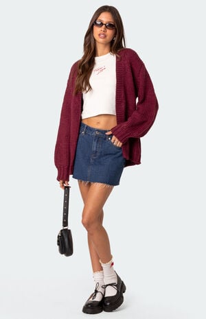 Jessie Low Rise Denim Skirt image number 2