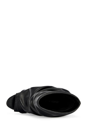 Women's Black Apex Stiletto Booties image number 4