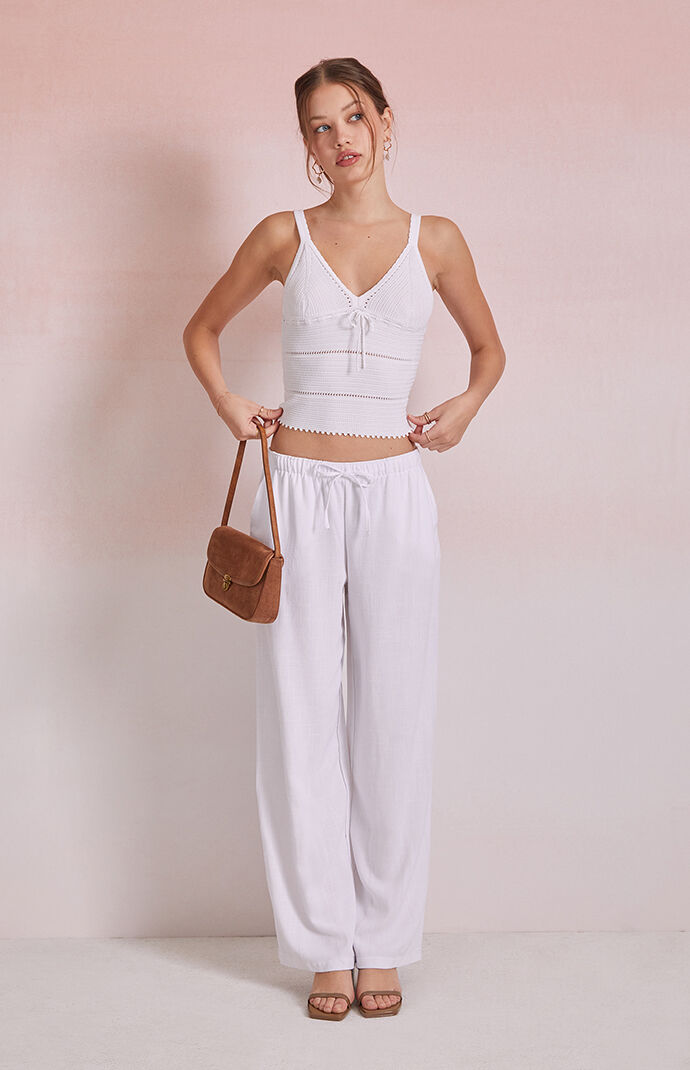 Y's 22SS Pe/C ASYMME KNIT TANK TOP 白2 Y's 22SS Pe/C ASYMME KNIT TANK TOP 白2 Sunnies on Knit Tank